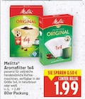 Aromafilter 1x4 von Melitta im aktuellen E center Prospekt