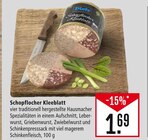 Schopflocher Kleeblatt Angebote bei Marktkauf Freiburg für 1,69 €