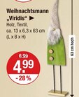 Weihnachtsmann „Viridis“ im V-Markt Prospekt Weihnachtsmann „Viridis“ von im aktuellen V-Markt Prospekt für 4,99 €
