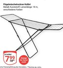 Flügelwäschetrockner Angebote von Kolibri bei GLOBUS Worms für 7,99 €