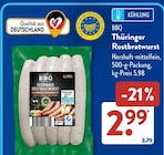 Thüringer Rostbratwurst von BBQ im aktuellen ALDI SÜD Prospekt