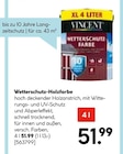 Wetterschutz-Holzfarbe von Vincent im aktuellen Hellweg Prospekt für 51,99 €