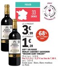 E.Leclerc Saint-Nazaire - Promo AOP(3) VIN ROUGE MERLOT CABERNET SAUVIGNON Promo AOP(3) VIN ROUGE MERLOT CABERNET SAUVIGNON à 1,28 € dans le catalogue E.Leclerc à Saint-Nazaire