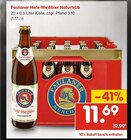 Hefe-Weißbier Naturtrüb bei Netto Marken-Discount im Deilingen Prospekt für 11,69 €