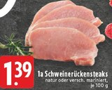 Schweinerückensteaks natur im Angebot bei E center in Borken Schweinerückensteaks natur Angebote bei E center Borken für 1,39 €