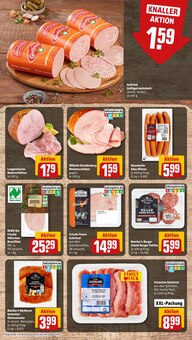 Wurst im aktuellen REWE Prospekt (Essen) Wurst im REWE Prospekt "Dein Markt" mit 14 Seiten (Essen)