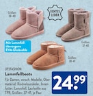 Aktuelles Lammfellboots Angebot bei ALDI SÜD in Offenbach (Main) ab 24,99 €