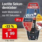 Sekundenkleber im Angebot bei Zimmermann in Bremen Sekundenkleber Angebote von Loctite bei Zimmermann Bremen für 1,99 €