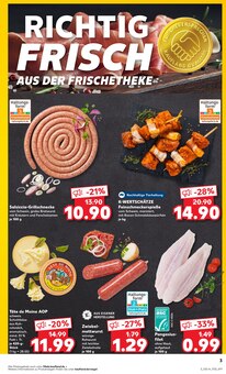 Fisch im Kaufland Prospekt "EXTRA-ANGEBOTE" mit 8 Seiten (Wiesbaden)