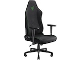Iskur V2 X - Gaming-Stuhl mit integrierter Lendenwirbelstütze (hochverdichtete Schaumstoffpolster, 2D-Armlehnen, weicher Stoff) Stoff Schwarz Gaming Stuhl, Schlangenlogo in Razer Green im MediaMarkt Saturn Prospekt Iskur V2 X - Gaming-Stuhl mit integrierter Lendenwirbelstütze (hochverdichtete Schaumstoffpolster, 2D-Armlehnen, weicher Stoff) Stoff Schwarz Gaming Stuhl, Schlangenlogo in Razer Green von RAZER im aktuellen MediaMarkt Saturn Prospekt für 209,99 €
