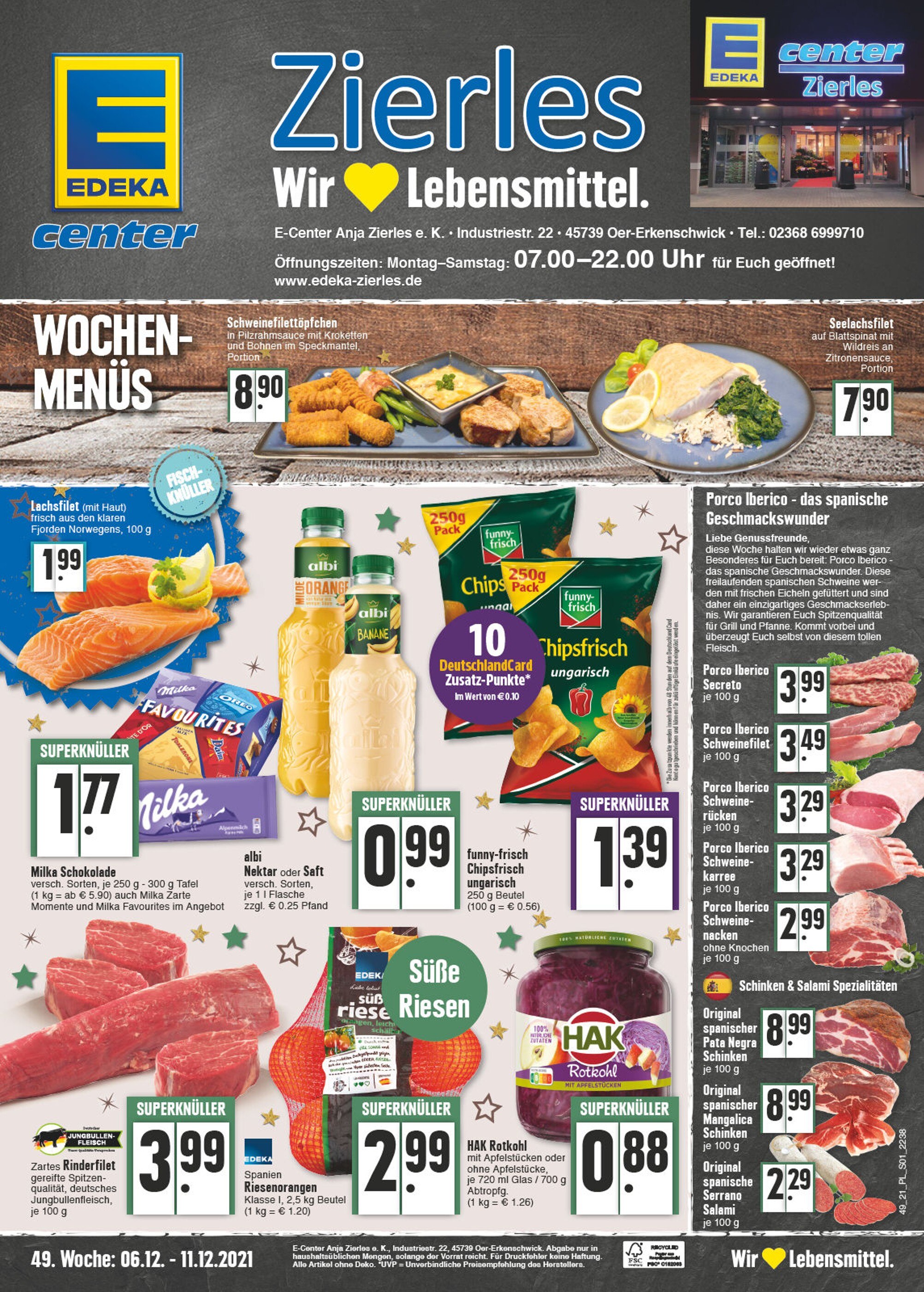 E center Prospekt für Recklinghausen mit 24 Seiten E center Prospekt für Recklinghausen: "Aktuelle Angebote", 24 Seiten, 06.12.2021 - 11.12.2021