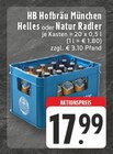 Helles oder Natur Radler Angebote von HB Hofbräu München bei E center Troisdorf für 17,99 €