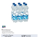 Mineralwasser von aro im aktuellen Metro Prospekt