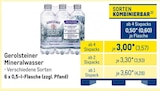 Mineralwasser im Angebot bei METRO in Bietigheim-Bissingen Mineralwasser Angebote von Gerolsteiner bei METRO Bietigheim-Bissingen für 3,57 €