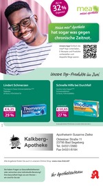 mea - meine apotheke Apotheke Prospekt der aktuellen Woche mit 4 Seiten, gültig von 01.06.2025 bis 30.06.2025, in Leezen und Umgebung Aktueller mea - meine apotheke Apotheke Prospekt in Leezen und Umgebung, "Unsere Juni-Angebote" mit 4 Seiten, 01.06.2025 - 30.06.2025