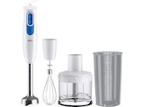 Multiquick MQ 20.236M Pürierstab mit Zubehör-Set, 2 Geschwindigkeiten, Stabmixer Weiß/Blau (600 Watt, 500 ml Zerkleinerer, 600 Messbecher) im MediaMarkt Saturn Prospekt Multiquick MQ 20.236M Pürierstab mit Zubehör-Set, 2 Geschwindigkeiten, Stabmixer Weiß/Blau (600 Watt, 500 ml Zerkleinerer, 600 Messbecher) von BRAUN im aktuellen MediaMarkt Saturn Prospekt für 39,99 €