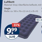 Luftbett Single im aktuellen V-Markt Prospekt für 9,99 €