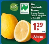 Bio-Naturland-Zitronen im ALDI SÜD Prospekt Bio-Naturland-Zitronen von Naturland im aktuellen ALDI SÜD Prospekt für 1,29 €