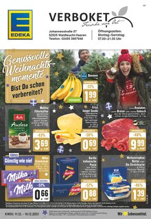 EDEKA Prospekt der Woche "Aktuelle Angebote" Seite 1, 11.12.2023 bis 16.12.2023 für Heinsberg Aktueller EDEKA Prospekt "Aktuelle Angebote" Seite 1 von 28 Seiten für Heinsberg