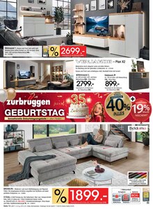 Ecksofa im Zurbrüggen Prospekt "zurbrüggen feiert Geburtstag!" mit 52 Seiten (Bielefeld)