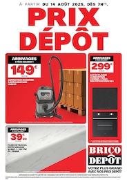 Catalogue Brico Dépôt "PRIX DÉPÔT" à Espère et alentours, 1 page, 14/08/2025 - 11/09/2025