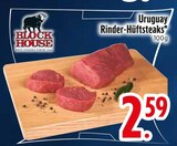 Uruguay Rinder-Hüftsteaks im EDEKA Prospekt Uruguay Rinder-Hüftsteaks von Block House im aktuellen EDEKA Prospekt für 2,59 €