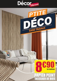 Prospectus Décor Discount à Lattes, "PTITE DÉCO SANS TRAVAUX", 1 page, 28/12/2025 - 31/01/2026