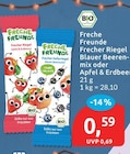 Frecher Riegel Blauer Beerenmix im Angebot bei budni in Buxtehude Frecher Riegel Blauer Beerenmix Angebote von Freche Freunde bei budni Buxtehude für 0,59 €