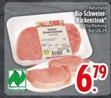 Bio-Schweine-Rückensteak von Naturland im aktuellen EDEKA Prospekt für 6,79 €