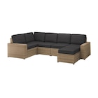 Modulecksofa 4-sitzig/außen mit Hocker braun/Järpön/Duvholmen anthrazit Angebote von SOLLERÖN bei IKEA Pirmasens für 1.078,95 €