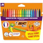 18 feutres de coloriage - BIC dans le catalogue Carrefour