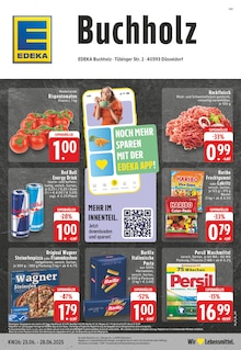 EDEKA Prospekt der Woche "Aktuelle Angebote" Seite 1, 23.06.2025 bis 28.06.2025 für Düsseldorf Aktueller EDEKA Prospekt "Aktuelle Angebote" Seite 1 von 24 Seiten für Düsseldorf
