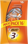 Rasoir Jetables Sensitive X16 - BIC à 3,66 € dans le catalogue Intermarché Hyper