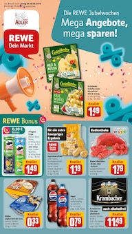 Aktueller REWE Prospekt (Merenberg (Marktflecken), 31 Seiten zum blÀttern REWE Prospekt Dein Markt mit 31 Seiten