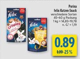 felix Katzen-Snack Angebote von Purina bei diska Hof für 0,89 €