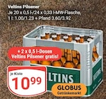 Aktuelle Veltins Angebote bei GLOBUS in Saarbrücken Aktuelles Pilsener Angebot bei GLOBUS in Saarbrücken ab 10,99 €