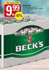 Beck’s Pils bei WEZ im Prospekt "" für 9,99 €