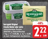 Original Irische Butter oder extra Angebote von kerrygold bei E center Würzburg für 2,22 €