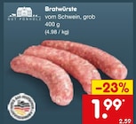 Bratwürste Angebote von Gut Ponholz bei Netto Marken-Discount Wuppertal für 1,99 €