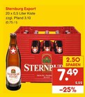 Export im Angebot bei Netto Marken-Discount in Neuenhagen Export Angebote von Sternburg bei Netto Marken-Discount Neuenhagen für 7,49 €
