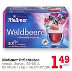 Früchtetee im Angebot bei E center in Baden-Baden Früchtetee Angebote von Meßmer bei E center Baden-Baden für 1,49 €