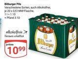 Pils Angebote von Bitburger bei GLOBUS Rostock für 10,99 €