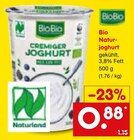 Bio Naturjoghurt von BioBio im aktuellen Netto Marken-Discount Prospekt für 0,88 €
