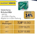 Kräuterlikör Angebote von Underberg bei Metro Wilhelmshaven für 8,56 €