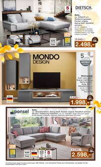 Couch im Möbel Inhofer Prospekt "Wohntrends zu günstigen Preisen!" mit 12 Seiten (Augsburg)
