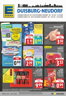 EDEKA Duisburg Prospekt der aktuellen Woche, gültig von 21.07.2025 bis 26.07.2025 Aktueller EDEKA Duisburg Prospekt "Aktuelle Angebote" mit 24 Seiten