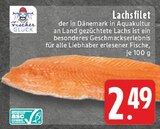 Aktuelles Lachsfilet Angebot bei EDEKA in Mülheim (Ruhr) ab 2,49 €