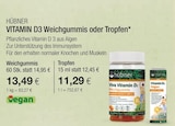 VITAMIN D3 Weichgummis oder Tropfen von HÜBNER im aktuellen VITALIA Reformhaus Prospekt