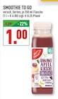 Aktuelles Smoothie To Go Banane Apfel Kirsche Angebot bei Marktkauf in Wuppertal ab 1,00 €