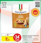 Grana padano râpé aop - CASA AZZURRA - Intermarché Super Grana padano râpé aop - CASA AZZURRA à 1,25 € dans le catalogue Intermarché Super